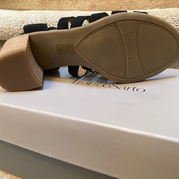 NWT Franco Sarto Strappy Leather Sandals - Picture 4 of 8